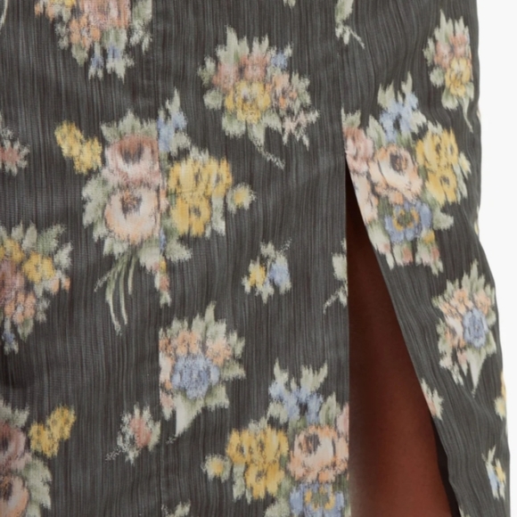 Brock COLLECTION Corseted Silk Floral Jacquard Dress Size 6 - Picture 5 of 14